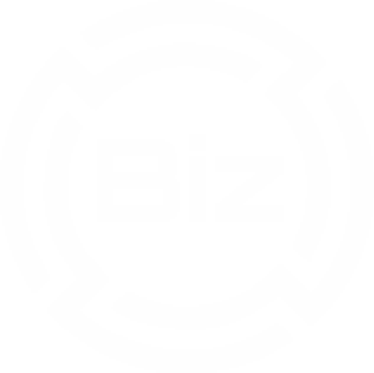 bizmaze Logo white