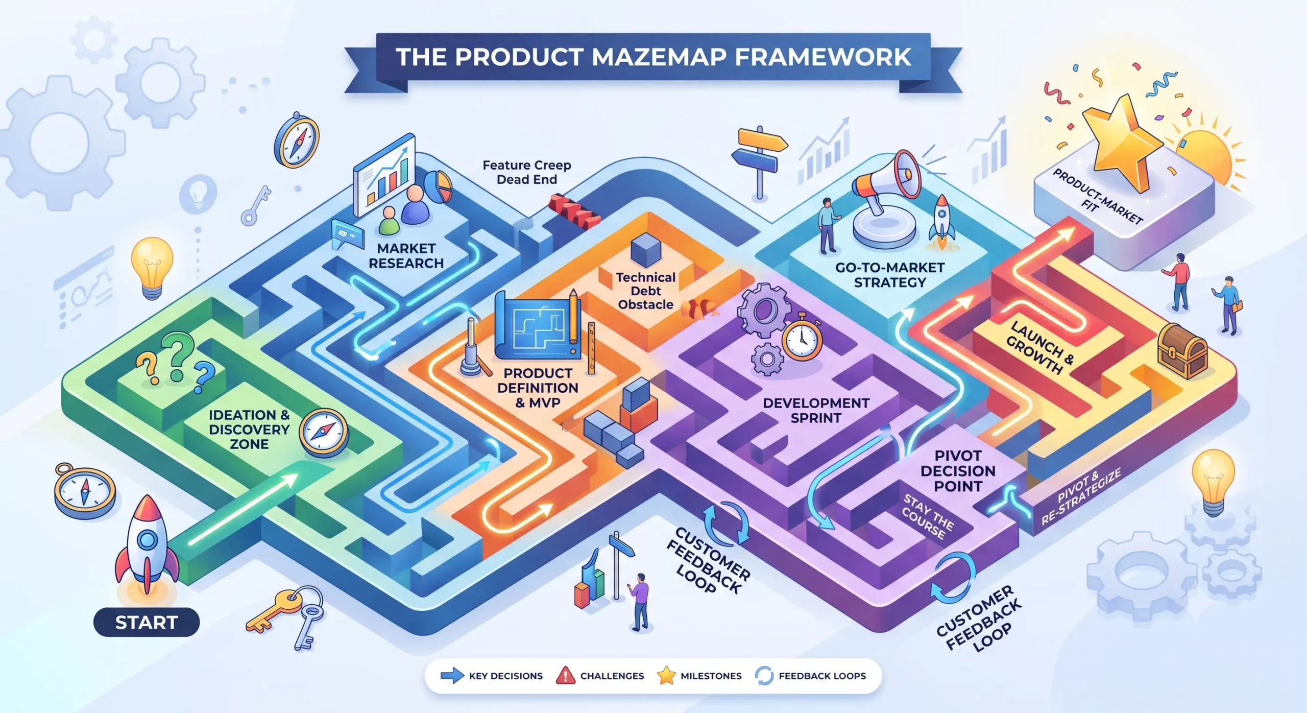 Product MAzeMap Framework